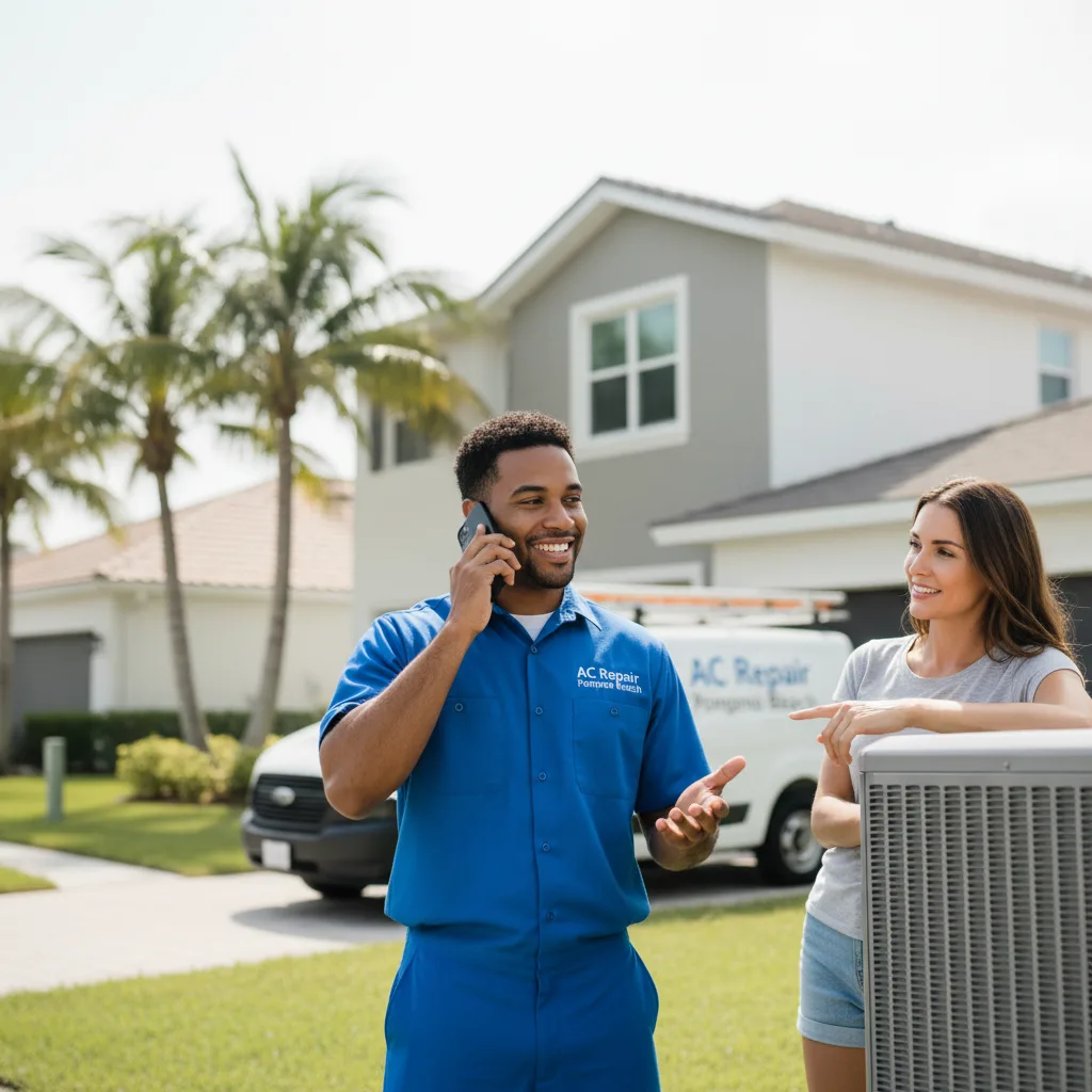 AC Repair Pompano Beach customer support in Brown City